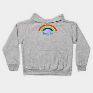 Sunday Rainbow Kids Hoodie